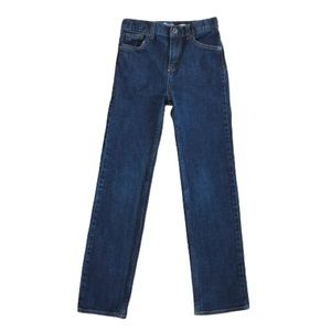 ⭐️OshKosh B'gosh⭐️Skinny Blue Wash Denim Jeans Boy's 12 R Adjustable Waistband